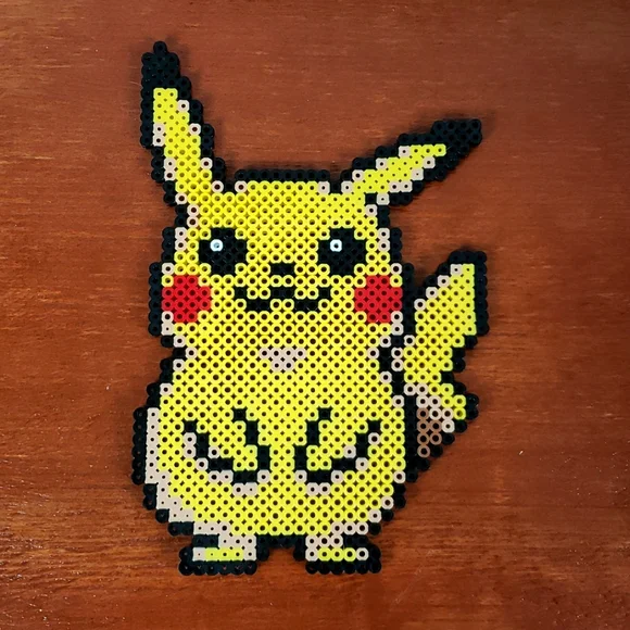 Pokémon Pikachu Perler Bead Sprite